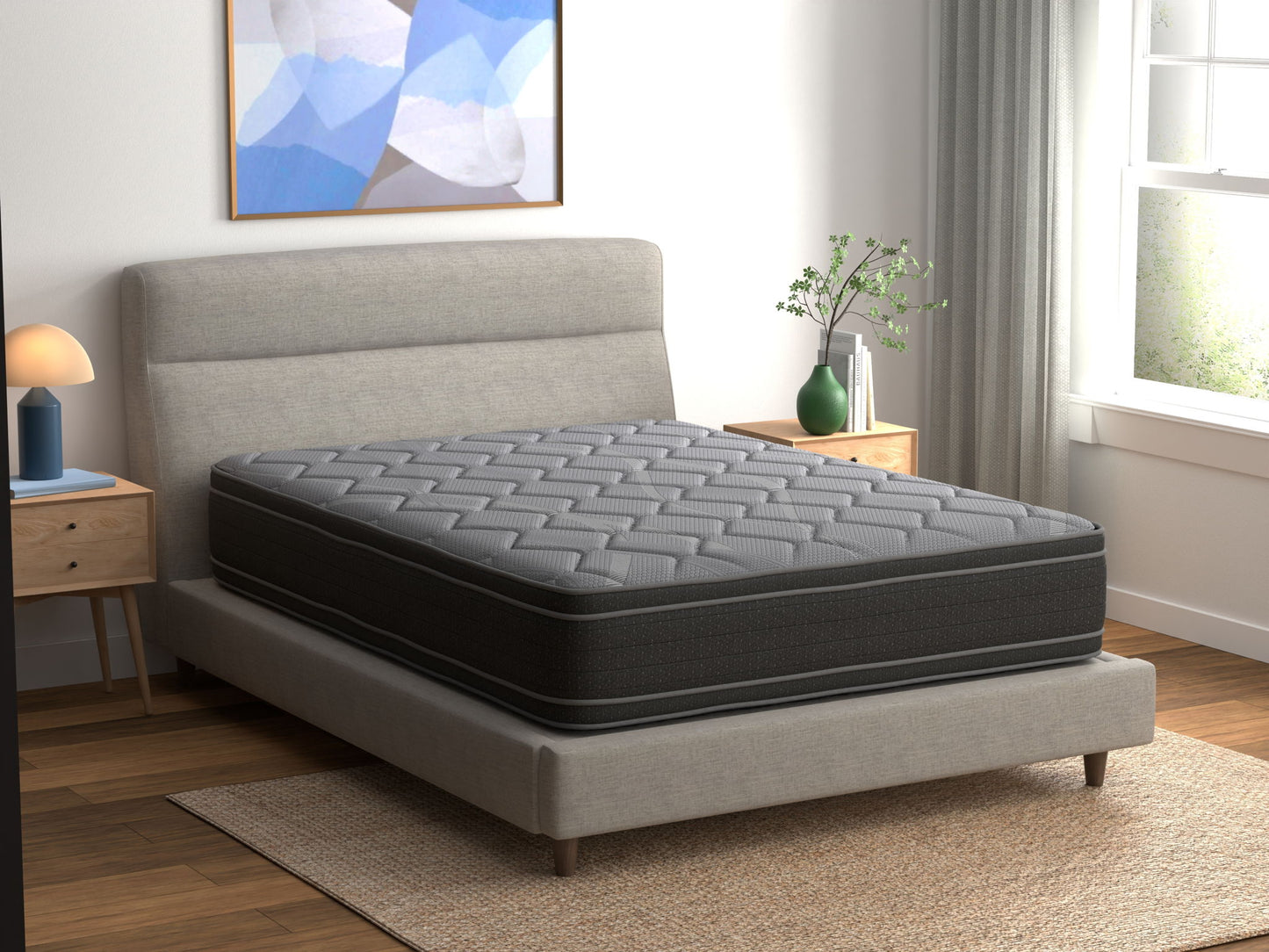 Double Sided - Anisha Double Sided Plush Euro Top Mattress
