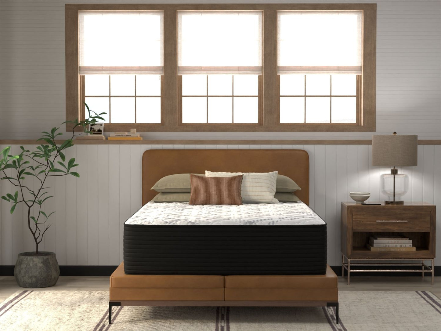 Ultimate Luxury - Ballard 16" Foam Encased Firm Latex Hybrid Mattress