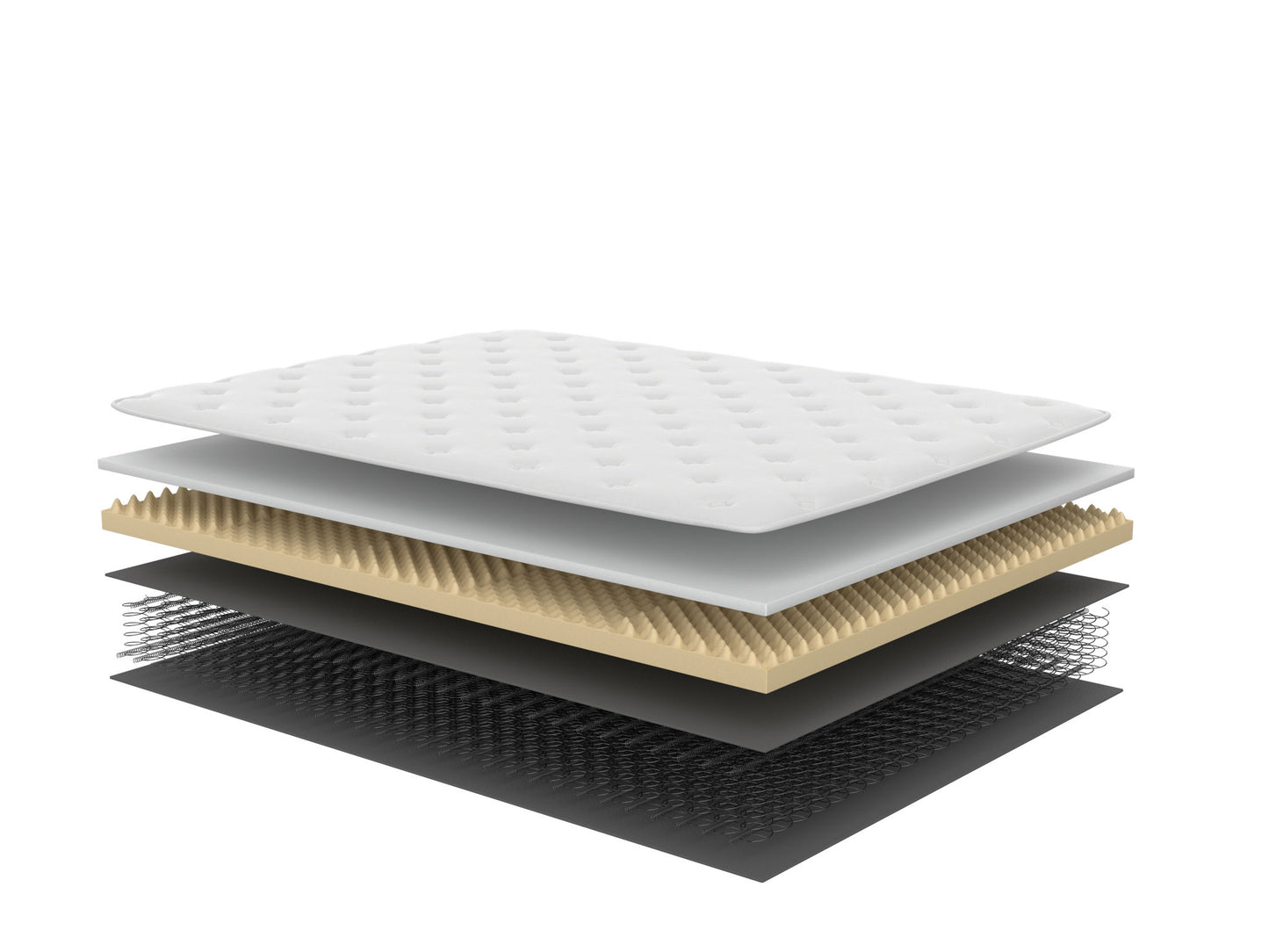 Essentials - Medium Spring Euro Top Mattress