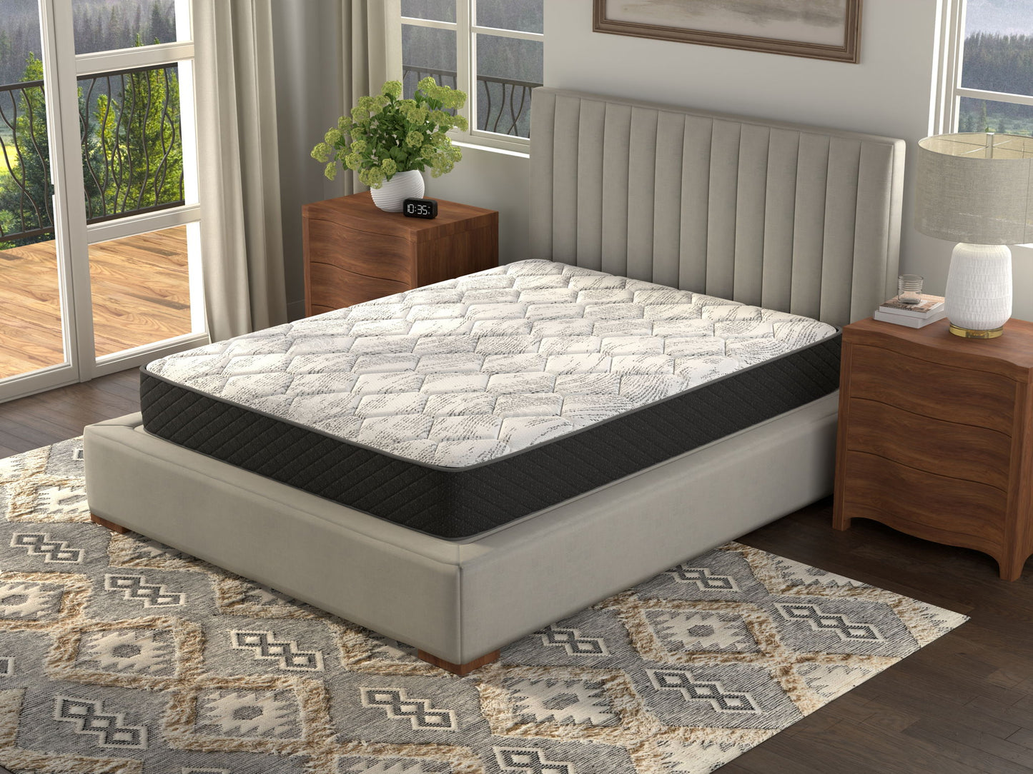 Spring - Carina Plush Hybrid Mattress