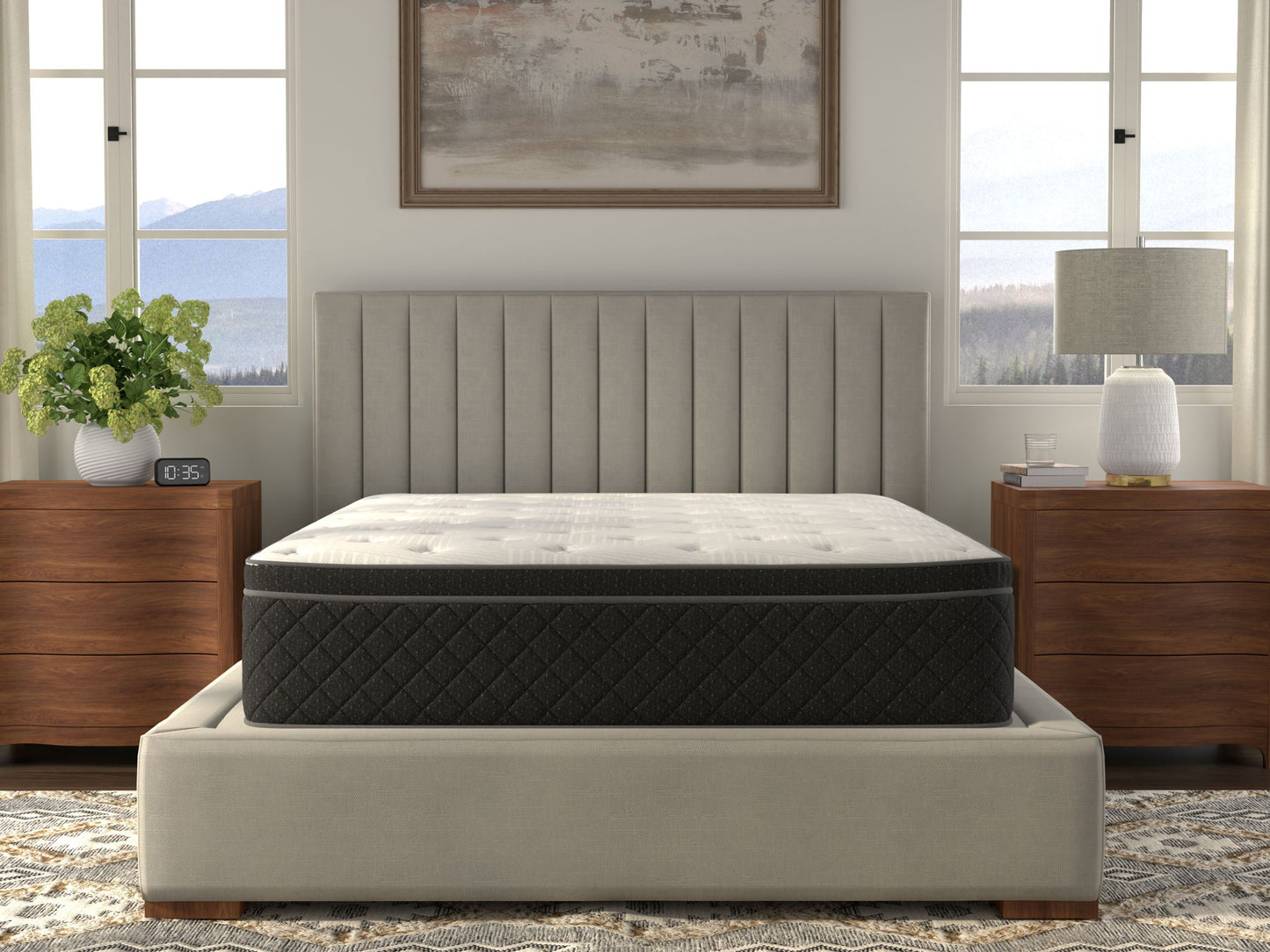 Spring - Clement Cushion Firm Euro Top Mattress