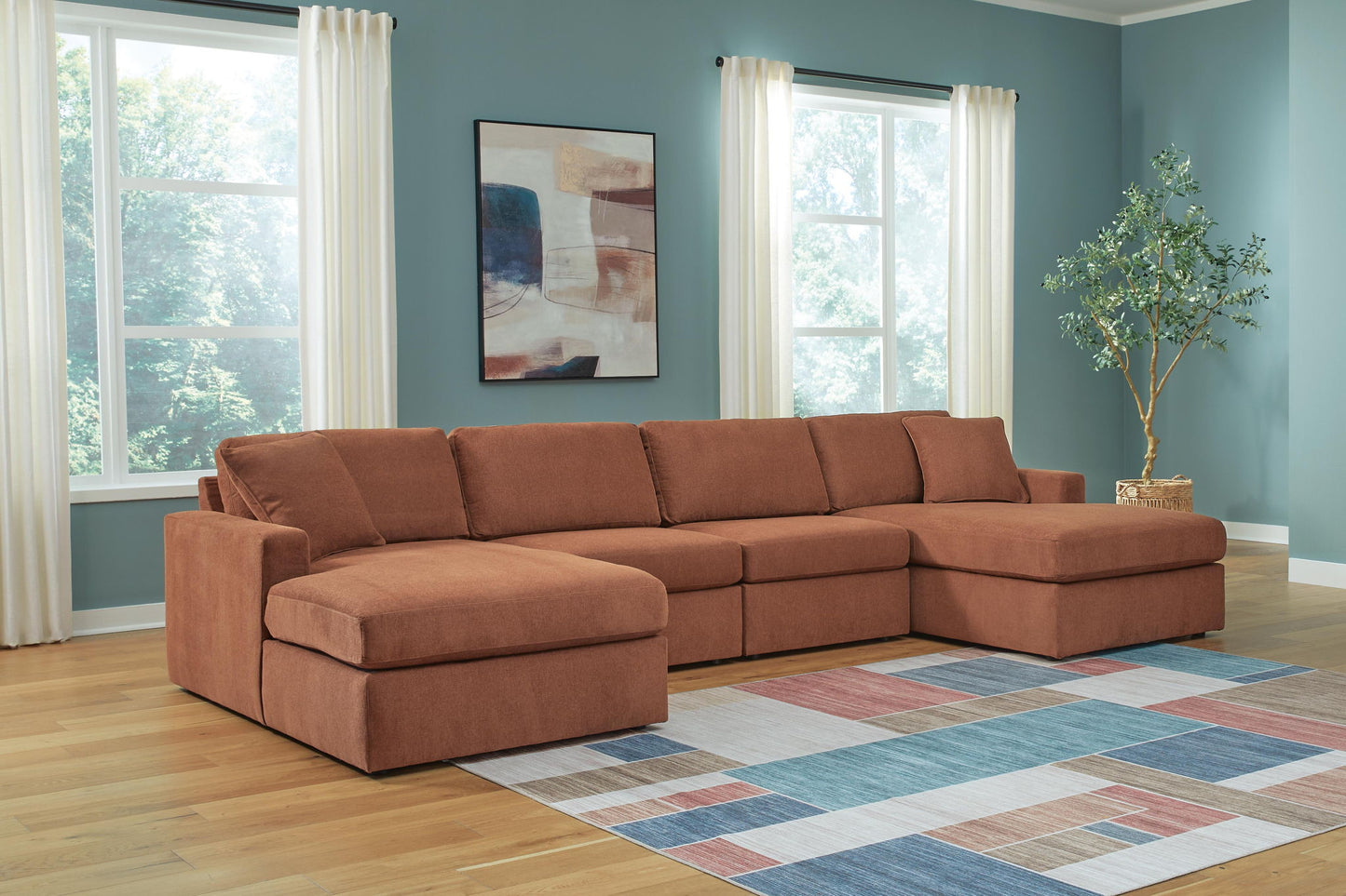 Modmax - U-Shaped Sectional - Spice