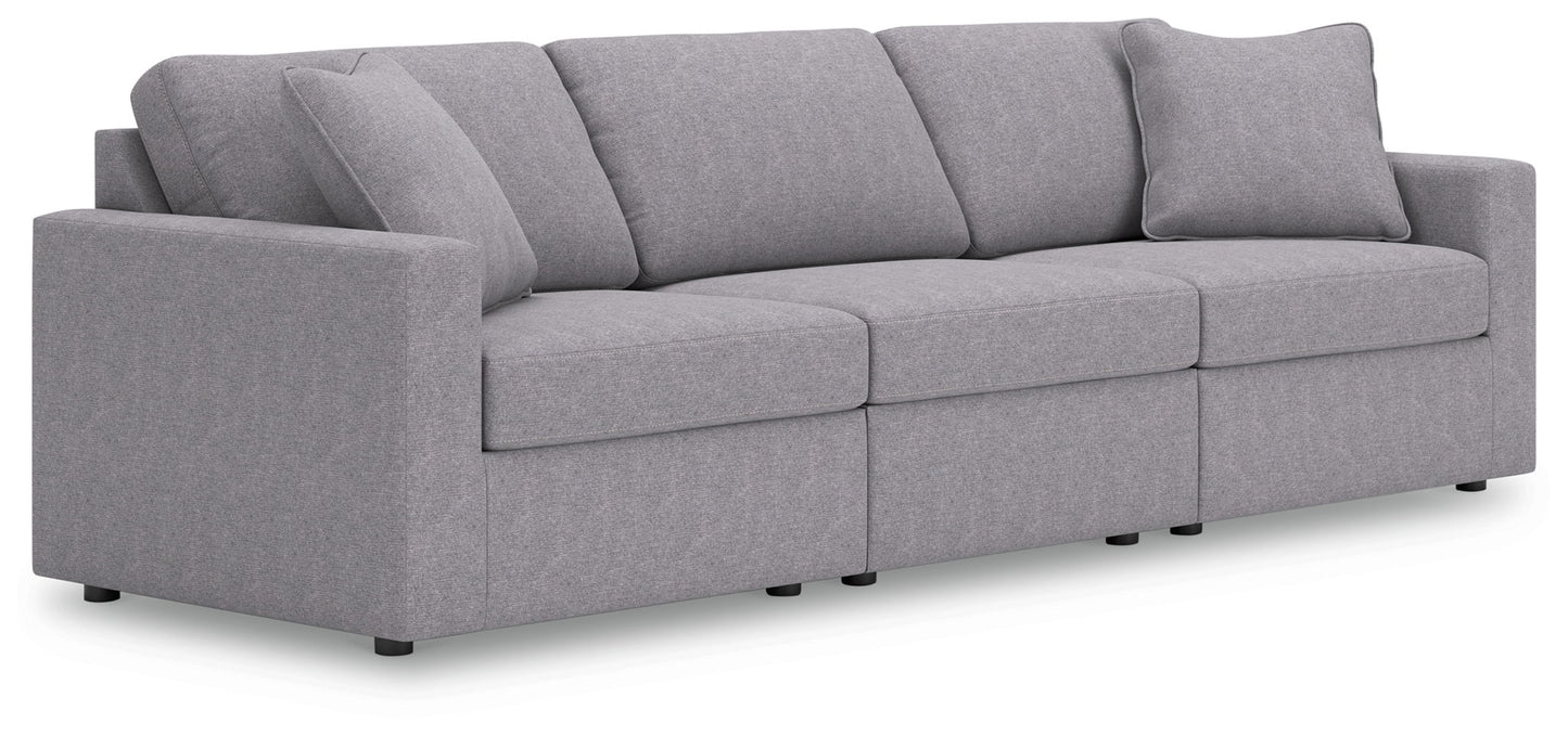 Modmax - Straight Sectional - Granite