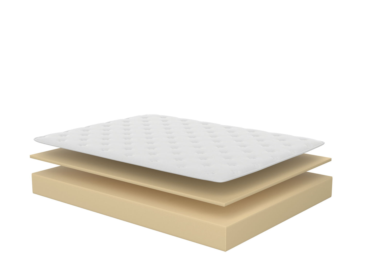Essentials - 8" Firm Foam Mattress, Medallion Ash / Russell Black