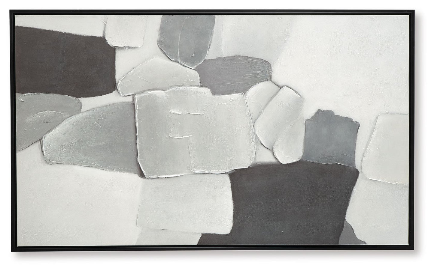 Adilson - White / Gray / Black - Wall Art