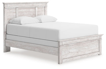 Makidern - Queen Panel Bed - Whitewash