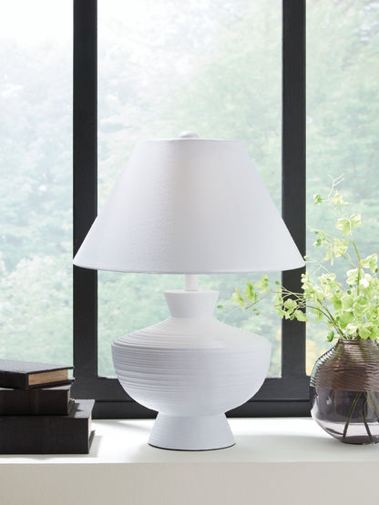 Harelwood - White - Poly Table Lamp