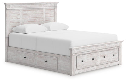 Makidern - Panel Storage Bed