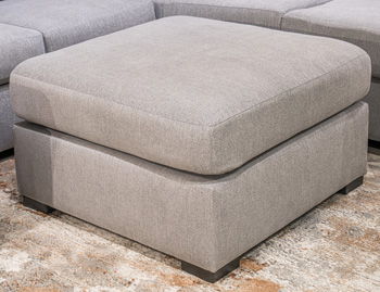 Lakepoint - Oversized Accent Ottoman - Nickel