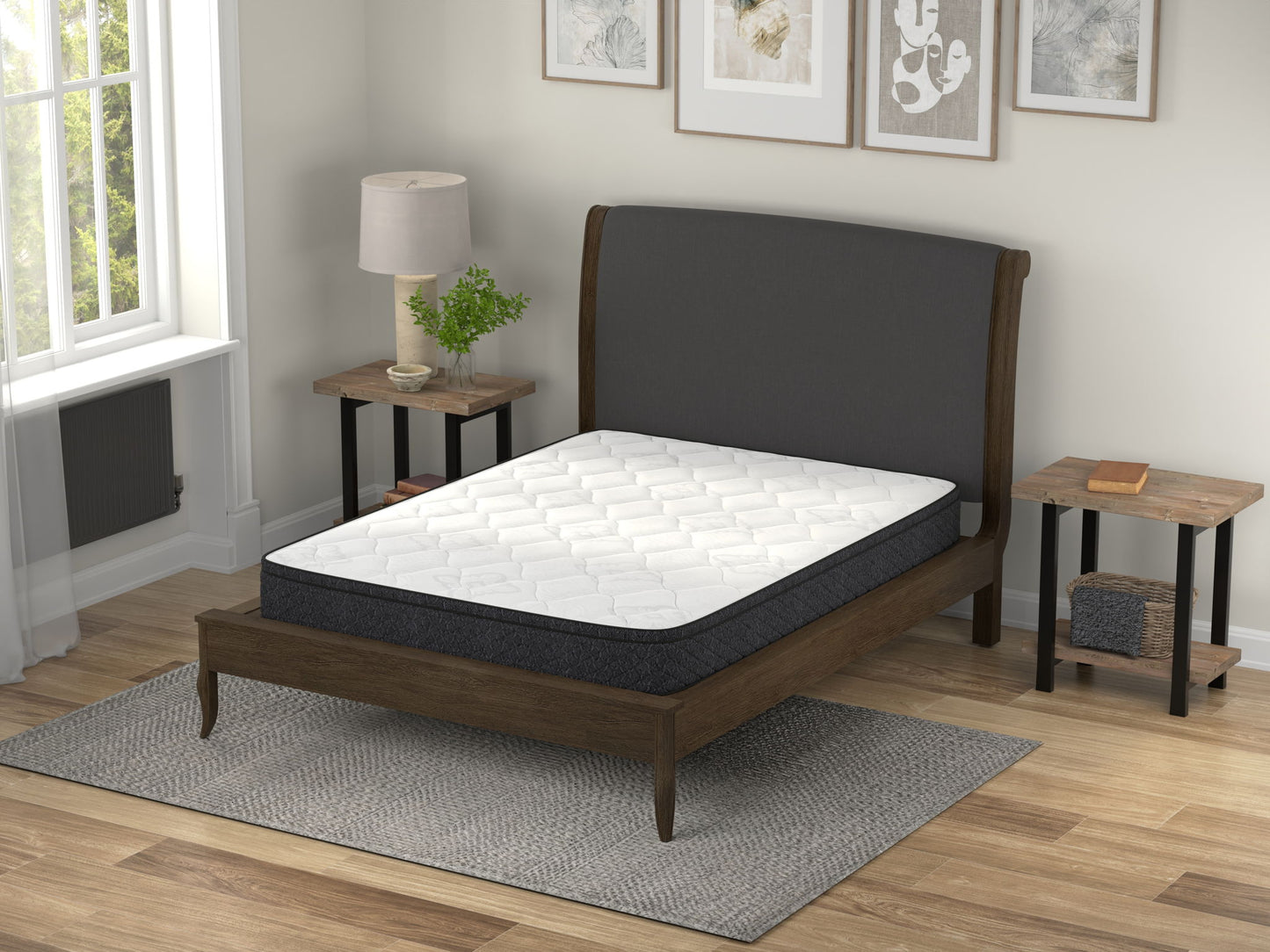 Essentials - Medium Spring Euro Top Mattress