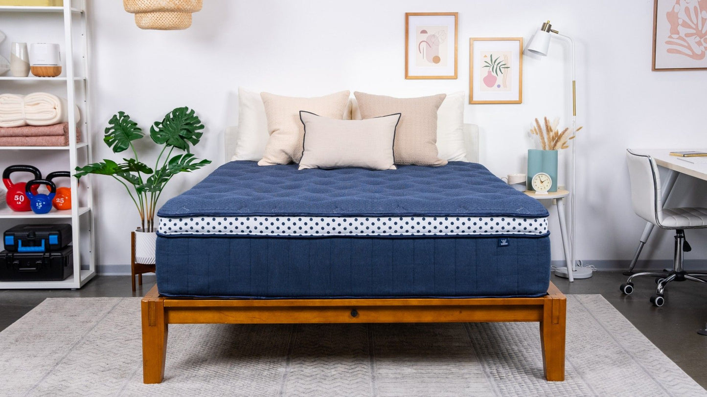Wink Blue -  Plush Box Top Hybrid Mattress, Flat