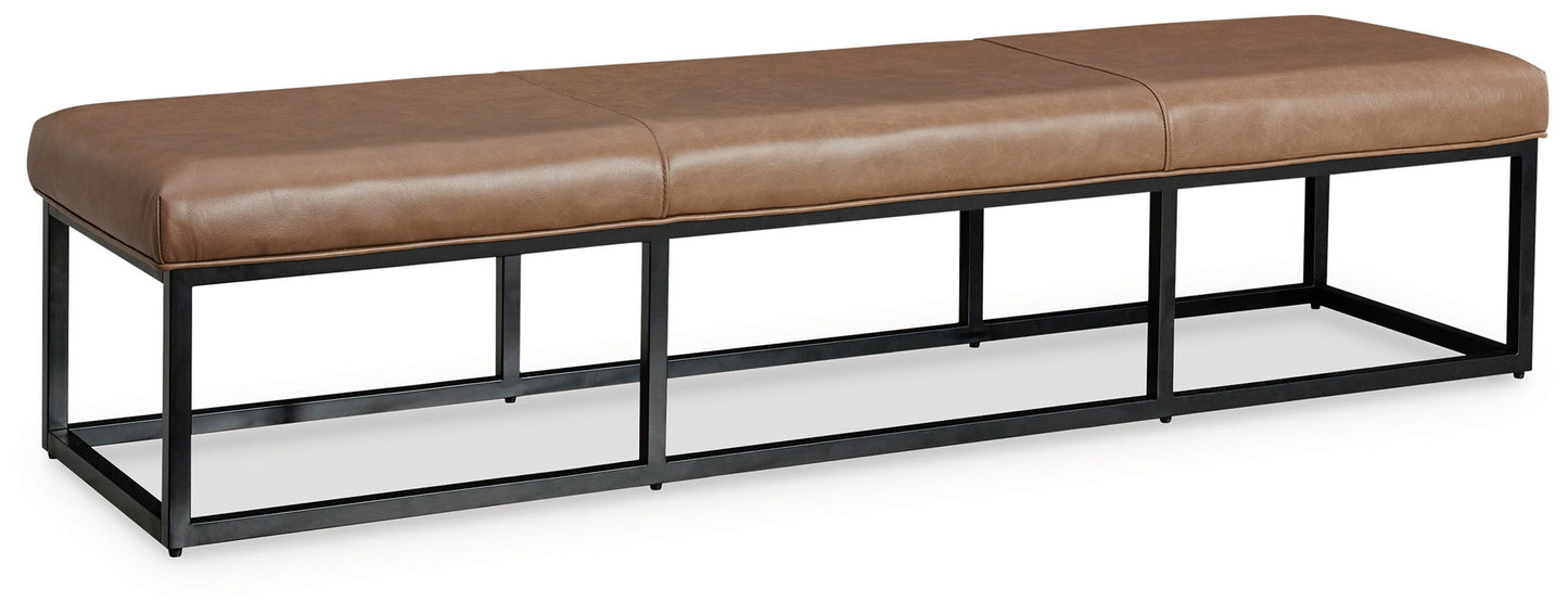 Joston - Accent Bench - Caramel